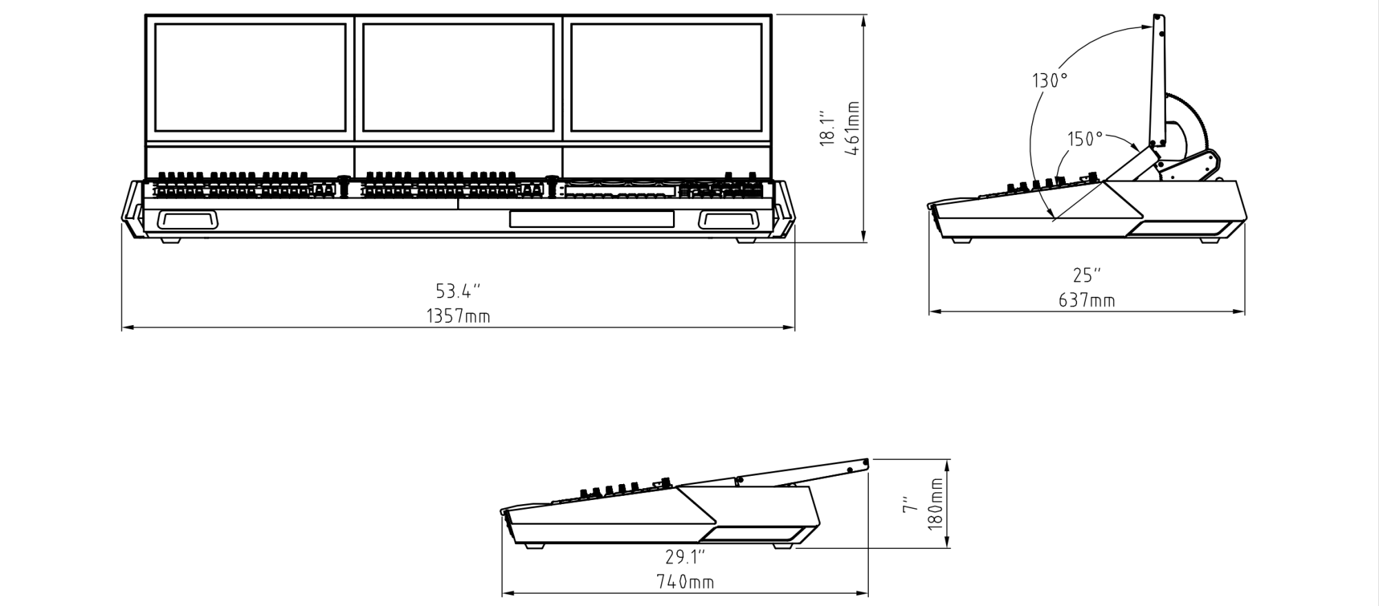 990521210035 TEKMAND G3 UItra 灯光控台 尺寸图-模型_00(1)(1) 990521210035 TEKMAND G3 UItra 灯光控台 尺寸图-模型_00(1)(1)
